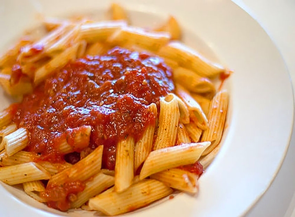 Dave's Traditional Pasta with Sauce - Item # 843 - Dave's Fresh Marketplace Catering RI